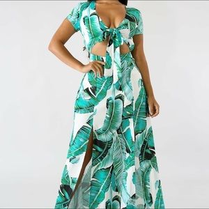 Tropical Maxi Dress